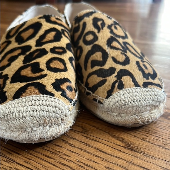 Sam Edelman Leopard Espadrille Shoes with Jute Sole - Picture 3 of 11